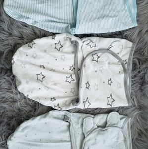 3 Amazingbaby velcro swaddles size s 0-3 months